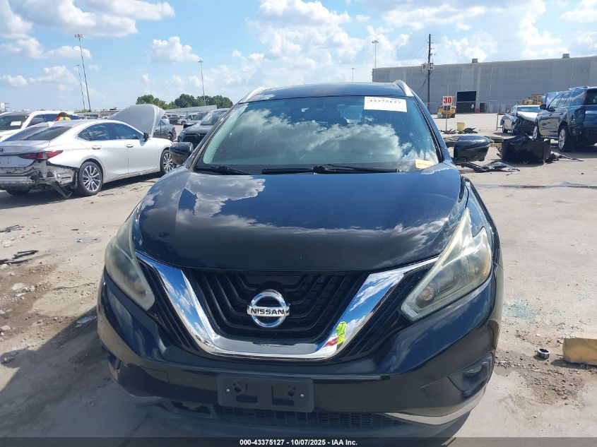 2018 Nissan Murano Sl VIN: 5N1AZ2MH8JN203479 Lot: 43375127