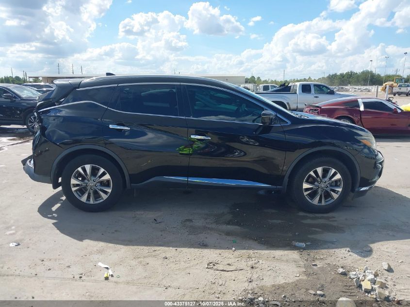 2018 Nissan Murano Sl VIN: 5N1AZ2MH8JN203479 Lot: 43375127