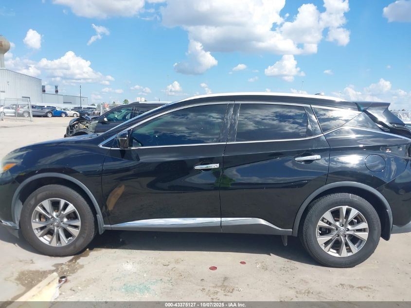 2018 Nissan Murano Sl VIN: 5N1AZ2MH8JN203479 Lot: 43375127