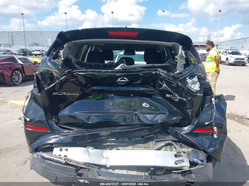 2018 Nissan Murano Sl VIN: 5N1AZ2MH8JN203479 Lot: 43375127