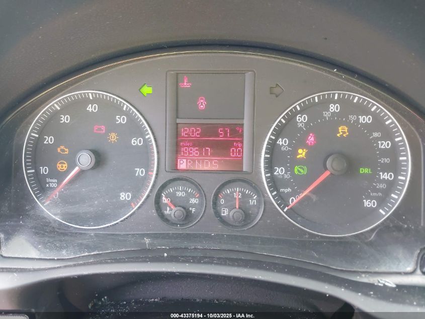 2008 Volkswagen Jetta Se VIN: 3VWRM71K78M104009 Lot: 43375194