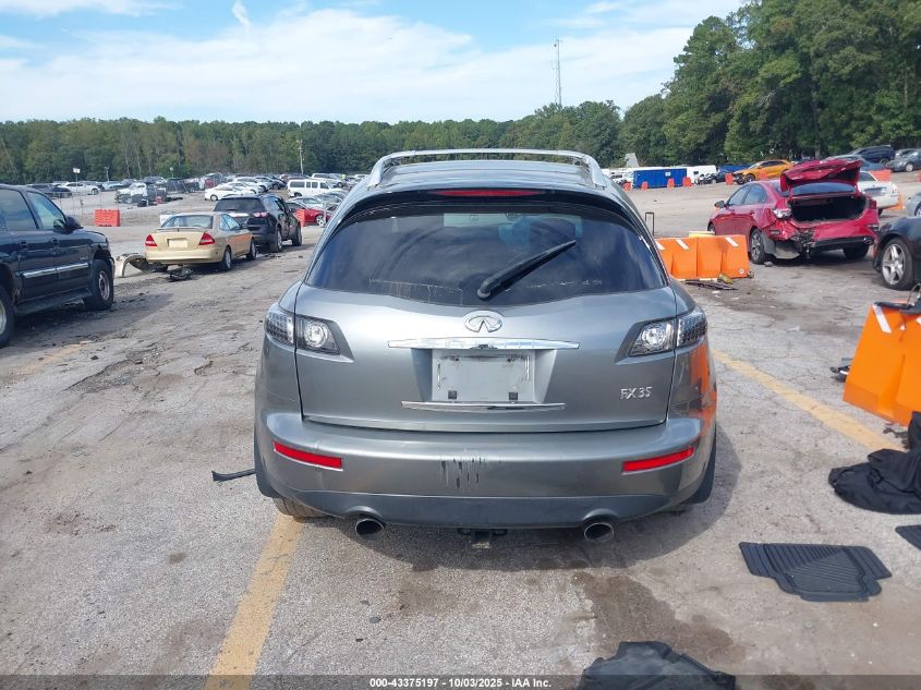 2005 Infiniti Fx35 VIN: JNRAS08U95X100876 Lot: 43375197
