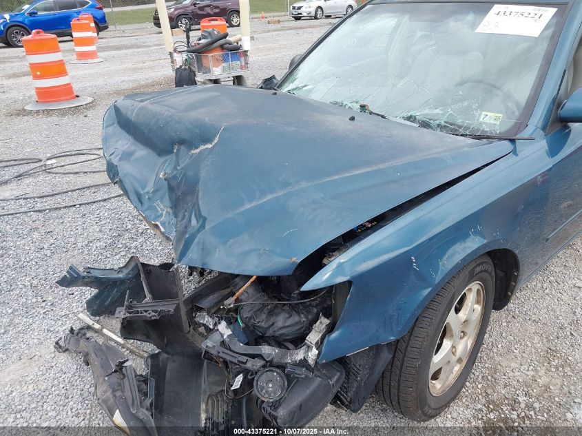 2007 Hyundai Sonata Gls VIN: 5NPET46C07H271739 Lot: 43375221