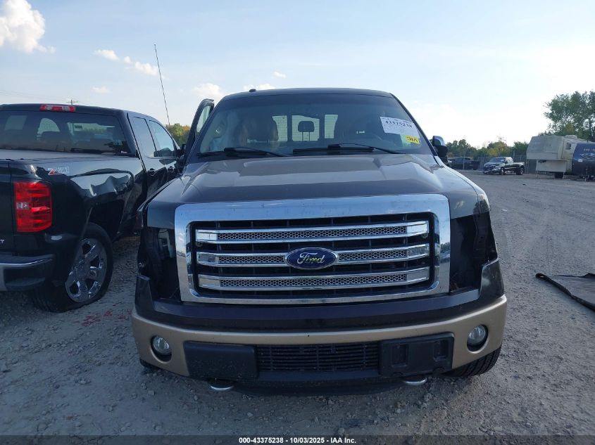 2013 Ford F-150 Lariat VIN: 1FTFW1ET5DKD37386 Lot: 43375238