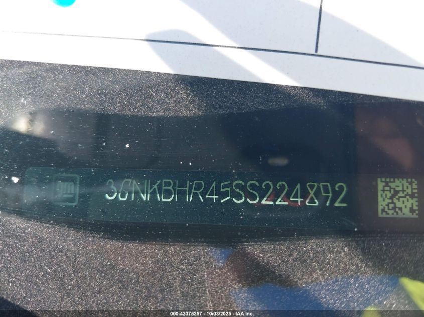 2025 Chevrolet Blazer Awd 2Lt VIN: 3GNKBHR45SS224892 Lot: 43375257