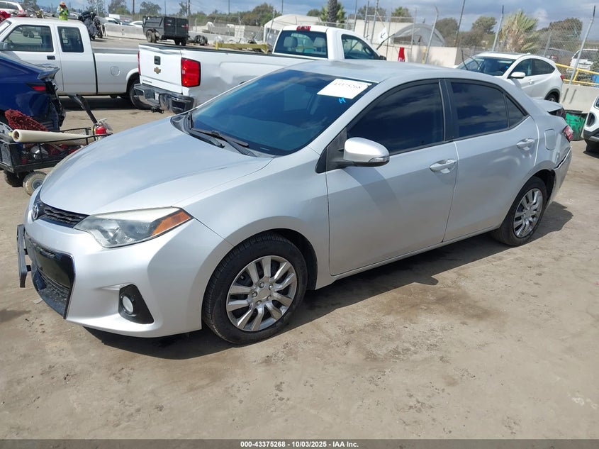2014 TOYOTA COROLLA S 5YFBURHE4EP098545
