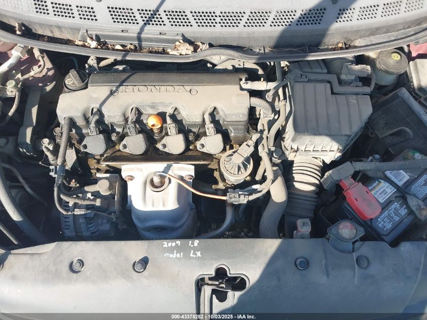 2007 Honda Civic Lx VIN: 1HGFA16587L135415 Lot: 43375282