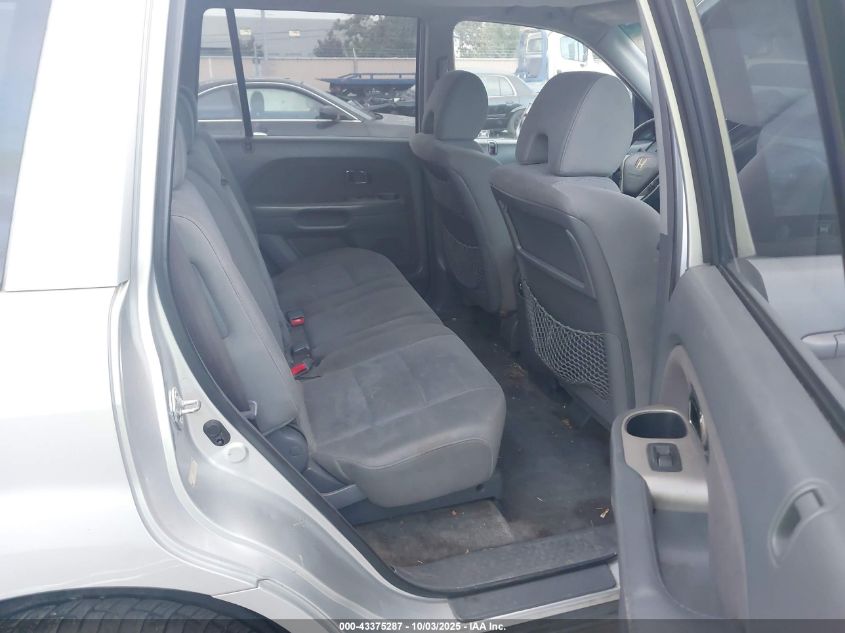 2006 Honda Pilot Ex VIN: 5FNYF28406B046636 Lot: 43375287