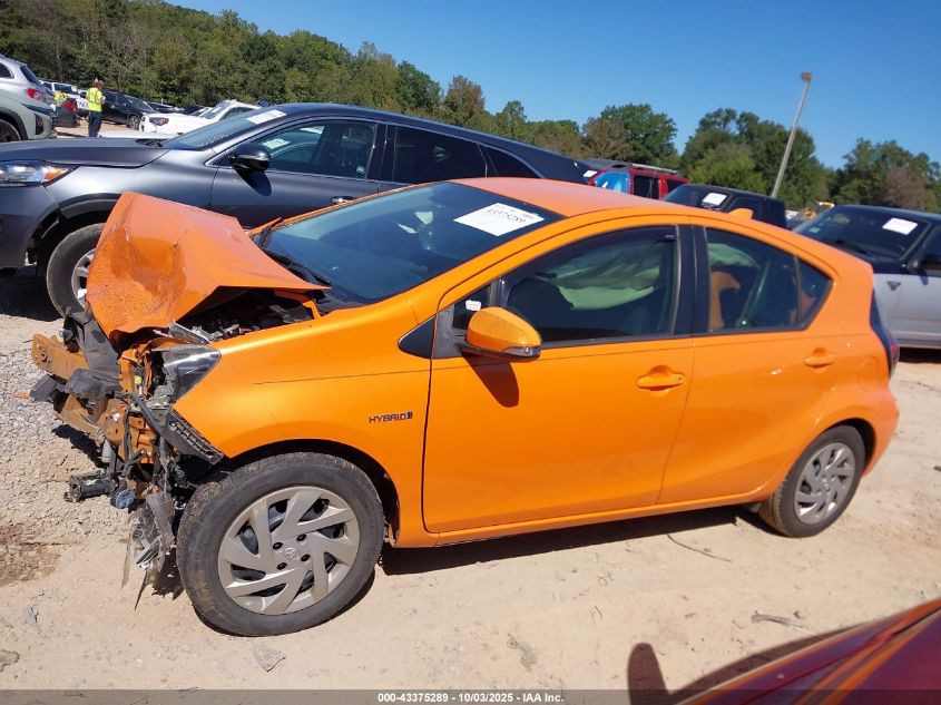 2015 Toyota Prius C Two VIN: JTDKDTB3XF1091383 Lot: 43375289