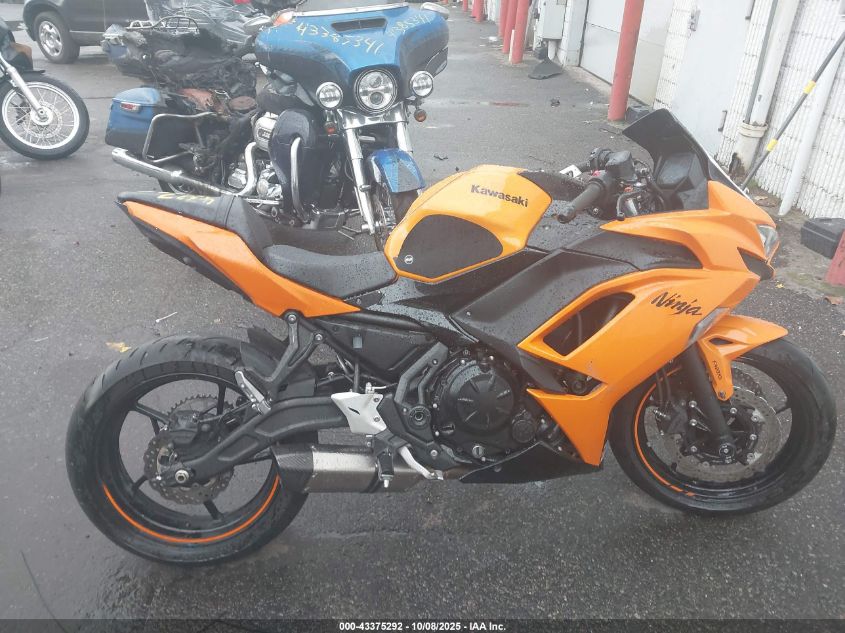 2025 Kawasaki Ex650 P VIN: ML5EXEP12SDAF6426 Lot: 43375292