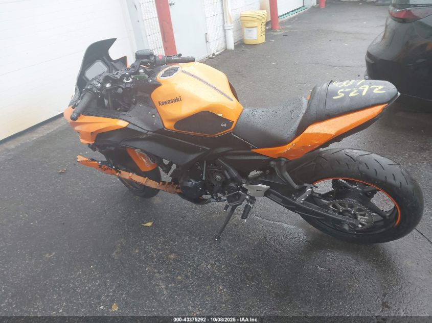 2025 Kawasaki Ex650 P VIN: ML5EXEP12SDAF6426 Lot: 43375292