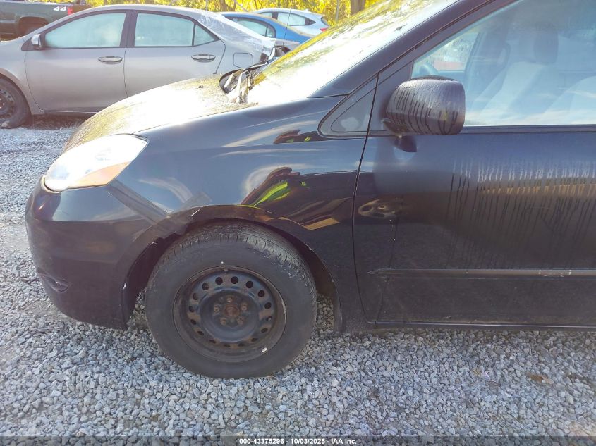 2010 Toyota Sienna Le VIN: 5TDKK4CC4AS296784 Lot: 43375296