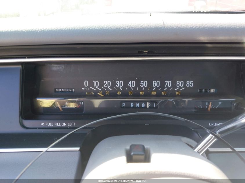 1993 Mercury Grand Marquis Gs VIN: 2MELM74W7PX607595 Lot: 43375339