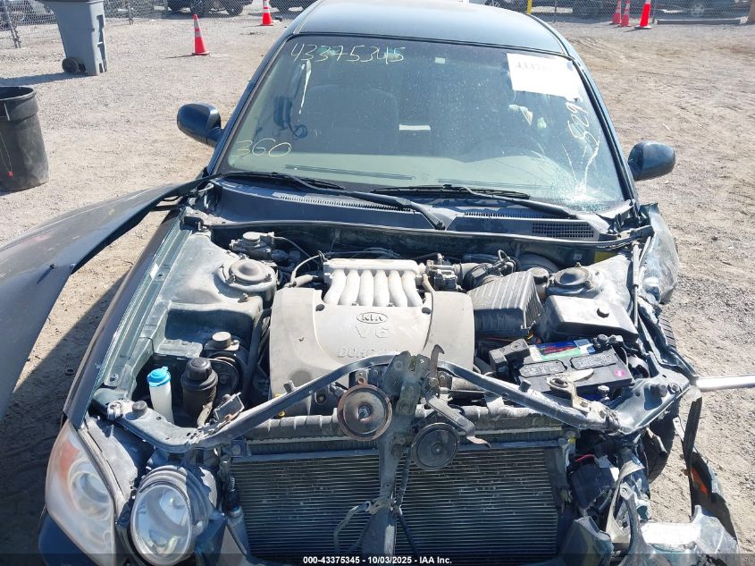 2003 Kia Optima Lx V6/Se V6 VIN: KNAGD128335219518 Lot: 43375345