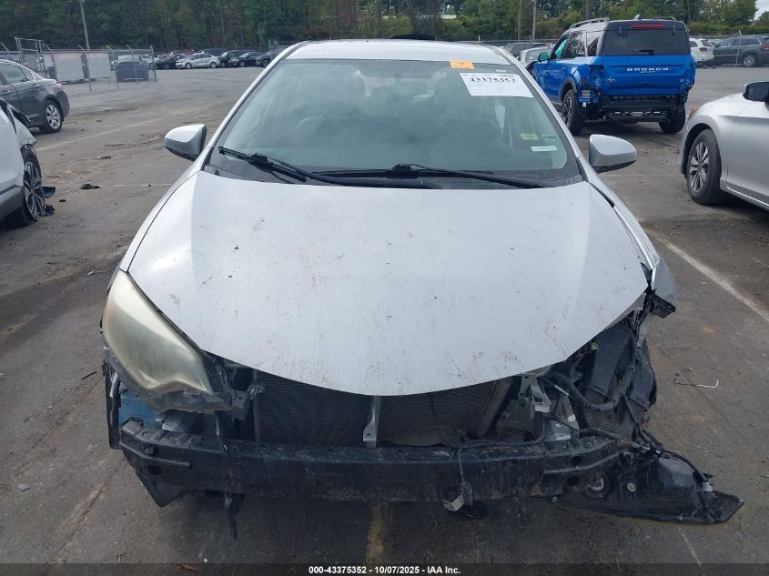 2015 Toyota Corolla L VIN: 2T1BURHE9FC377863 Lot: 43375352