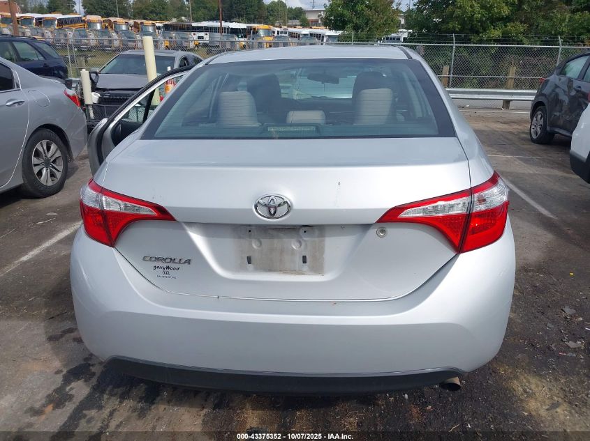 2015 Toyota Corolla L VIN: 2T1BURHE9FC377863 Lot: 43375352
