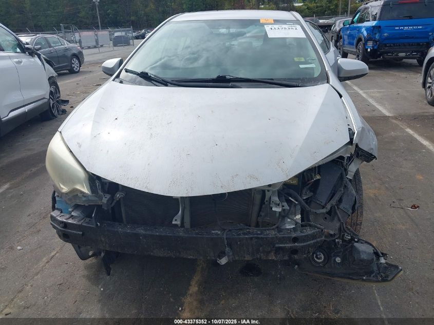 2015 Toyota Corolla L VIN: 2T1BURHE9FC377863 Lot: 43375352