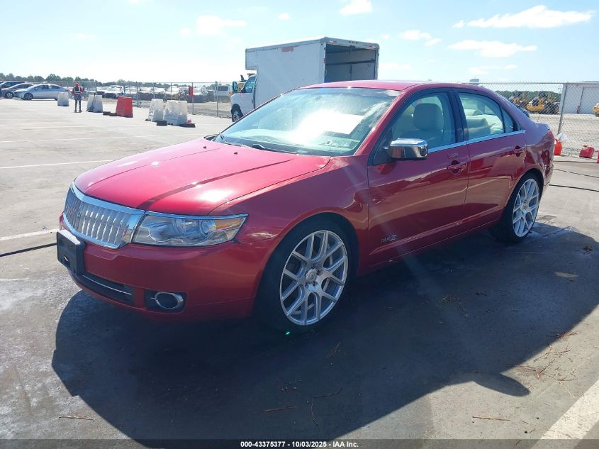3LNHM26T09R629187 2009 LINCOLN MKZ photo no. 2