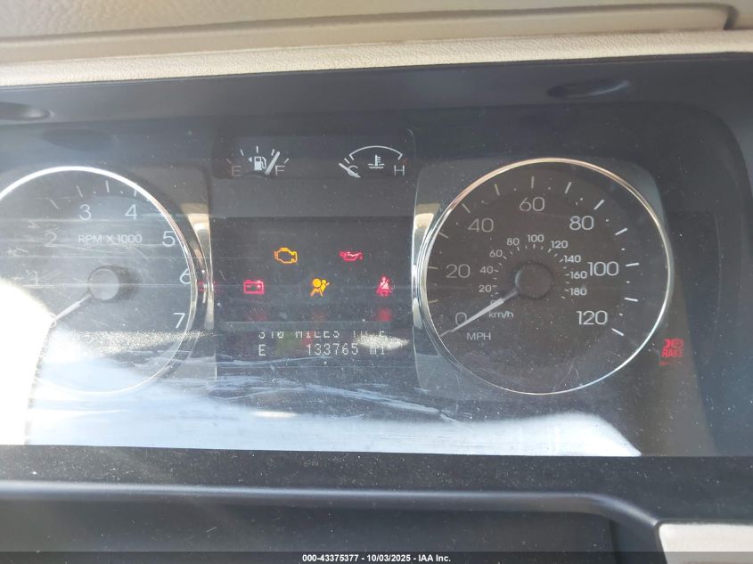 2009 Lincoln Mkz VIN: 3LNHM26T09R629187 Lot: 43375377