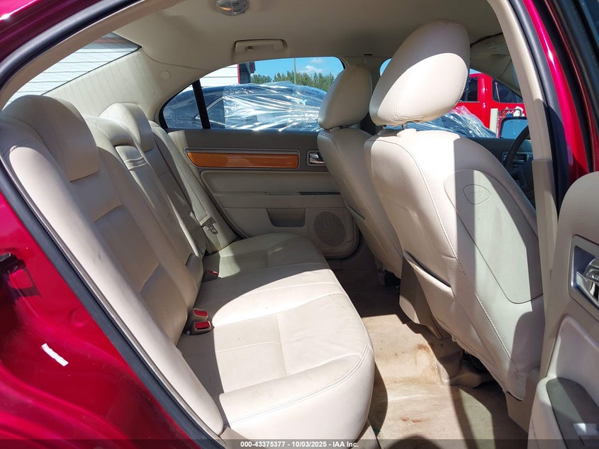 2009 Lincoln Mkz VIN: 3LNHM26T09R629187 Lot: 43375377