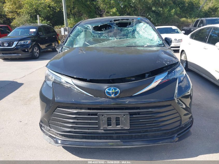 2025 Toyota Sienna Le VIN: 5TDKRKEC5SS246474 Lot: 43375392