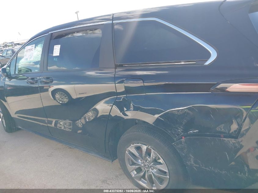 2025 Toyota Sienna Le VIN: 5TDKRKEC5SS246474 Lot: 43375392