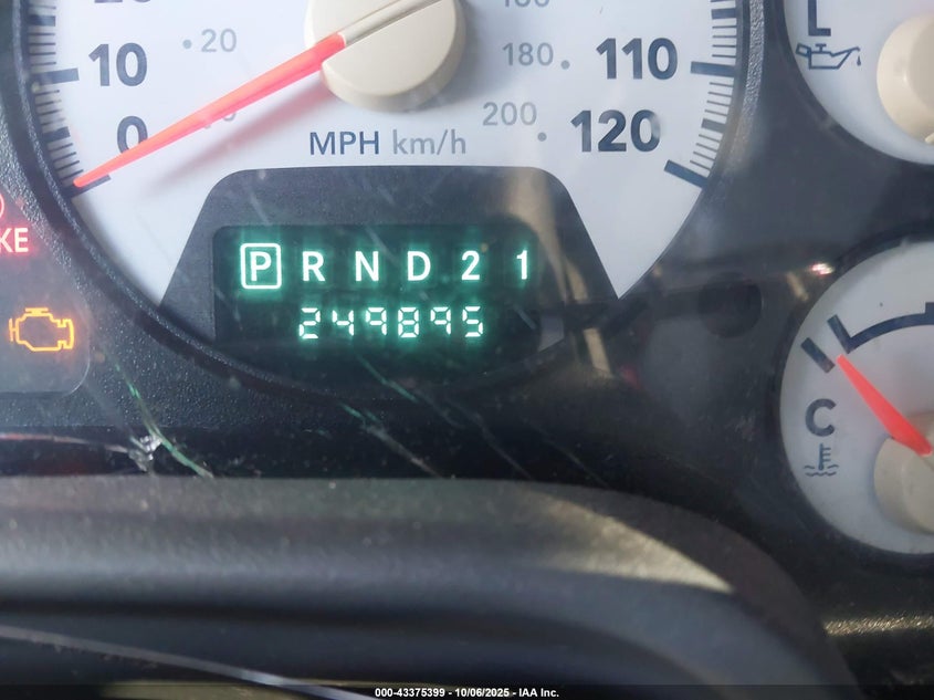 2008 Dodge Ram 1500 St/Sxt VIN: 1D7HA16K58J181803 Lot: 43375399