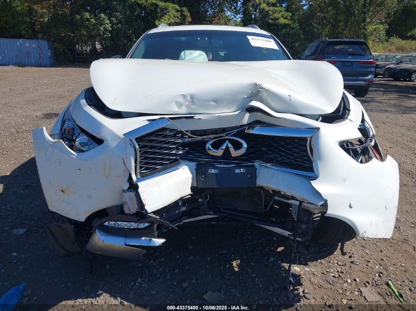 2017 Infiniti Qx70 VIN: JN8CS1MW8HM412218 Lot: 43375400