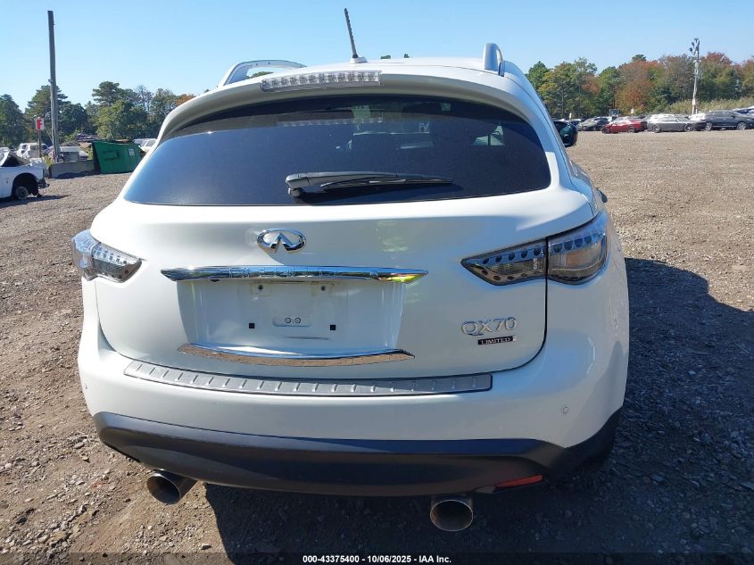 2017 Infiniti Qx70 VIN: JN8CS1MW8HM412218 Lot: 43375400
