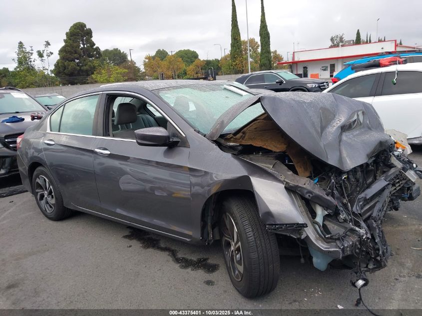 2016 Honda Accord Lx VIN: 1HGCR2F33GA193427 Lot: 43375401