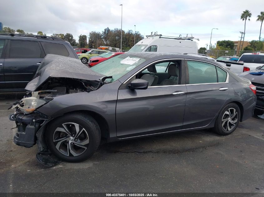 2016 Honda Accord Lx VIN: 1HGCR2F33GA193427 Lot: 43375401