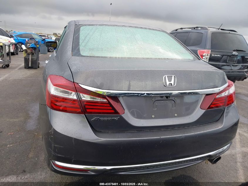 2016 Honda Accord Lx VIN: 1HGCR2F33GA193427 Lot: 43375401