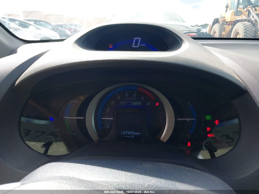 2010 Honda Insight Ex VIN: JHMZE2H75AS019587 Lot: 43375448