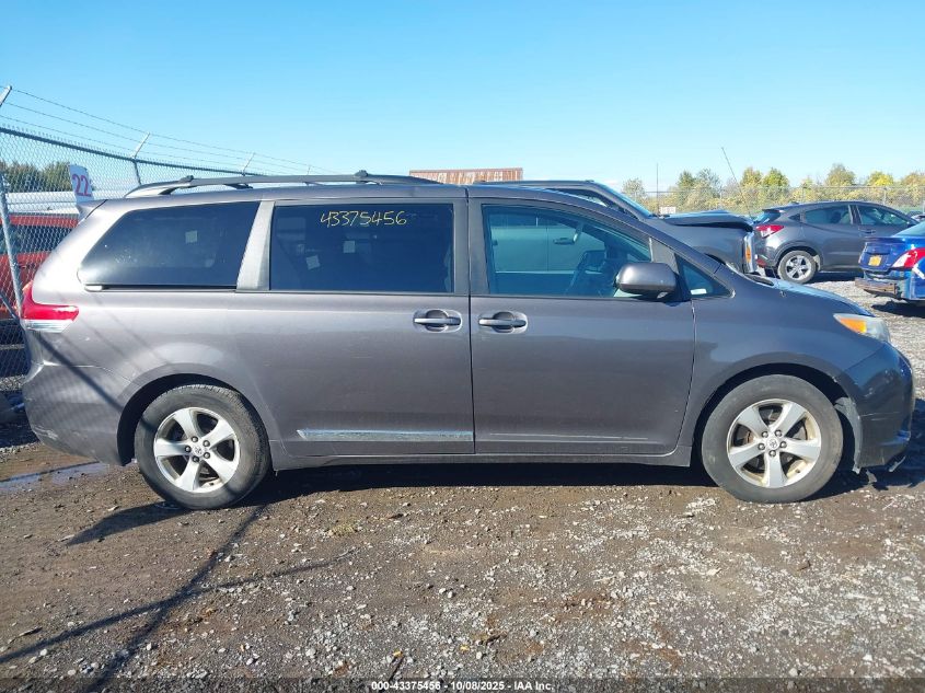 2011 Toyota Sienna Le V6 VIN: 5TDKK3DC3BS149110 Lot: 43375456