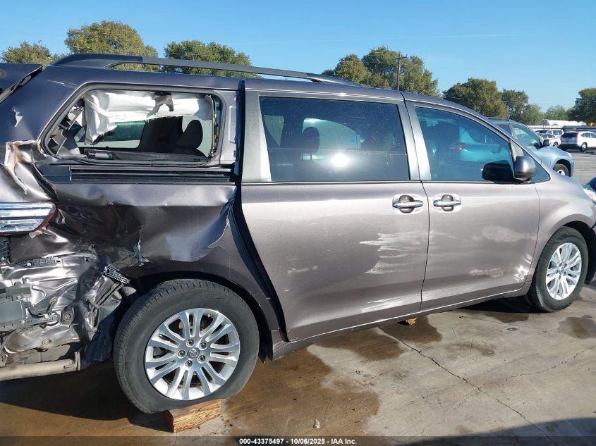 2016 Toyota Sienna Xle Premium 8 Passenger VIN: 5TDYK3DC4GS726633 Lot: 43375497