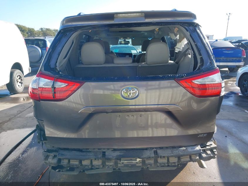 2016 Toyota Sienna Xle Premium 8 Passenger VIN: 5TDYK3DC4GS726633 Lot: 43375497