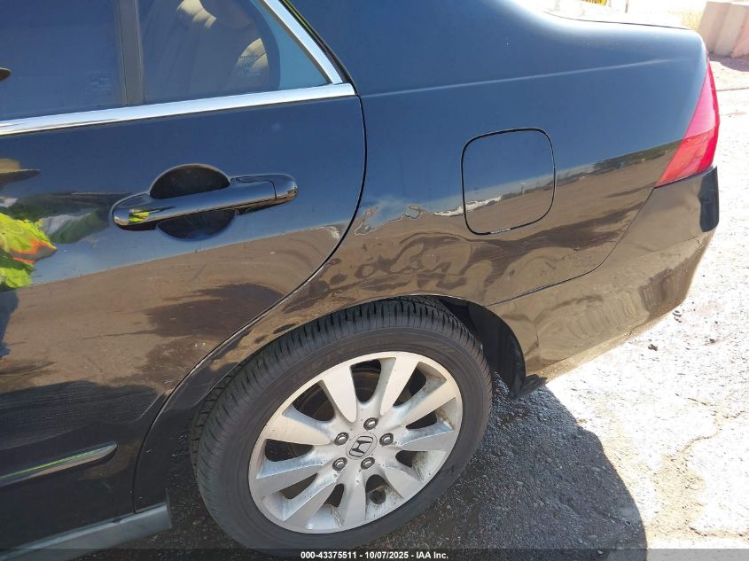 2007 Honda Accord 3.0 Se VIN: 1HGCM66437A101523 Lot: 43375511