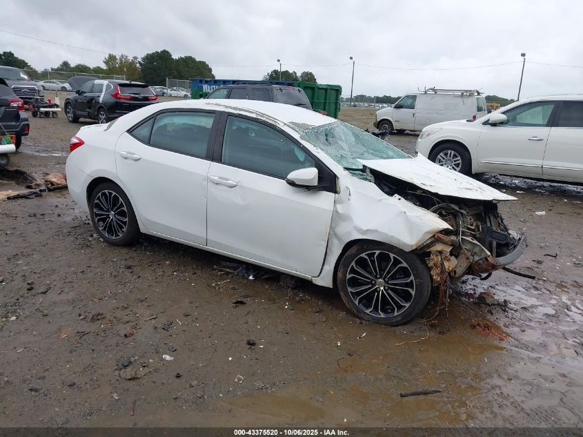 2016 Toyota Corolla S Plus VIN: 5YFBURHE8GP376091 Lot: 43375520