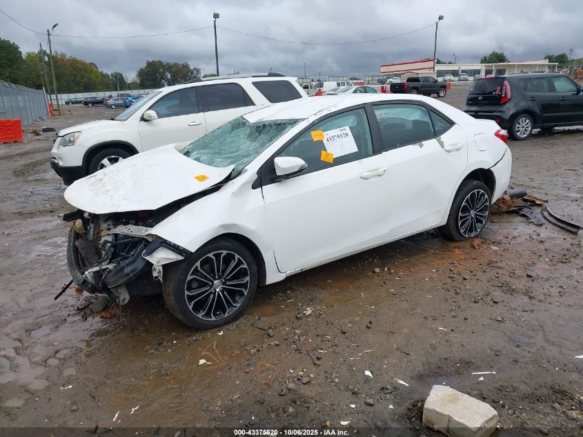 2016 Toyota Corolla S Plus VIN: 5YFBURHE8GP376091 Lot: 43375520