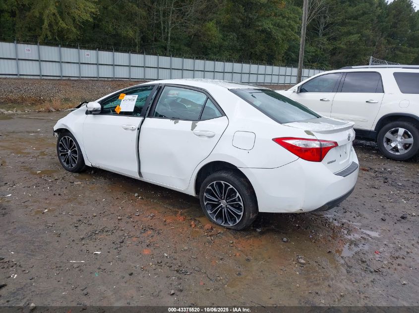 2016 Toyota Corolla S Plus VIN: 5YFBURHE8GP376091 Lot: 43375520