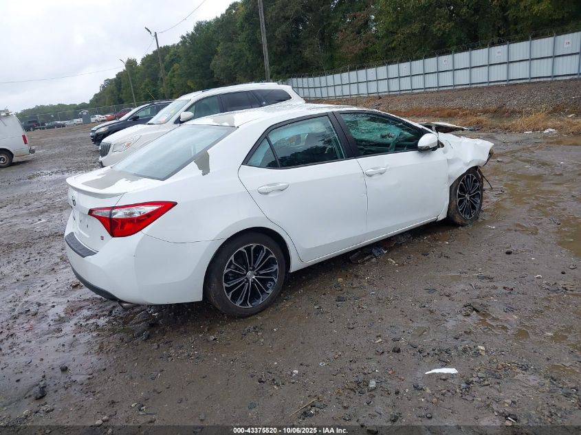 2016 Toyota Corolla S Plus VIN: 5YFBURHE8GP376091 Lot: 43375520