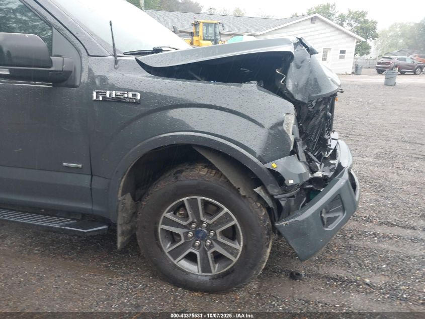 2017 Ford F-150 Xlt VIN: 1FTEW1EP9HFA82545 Lot: 43375531