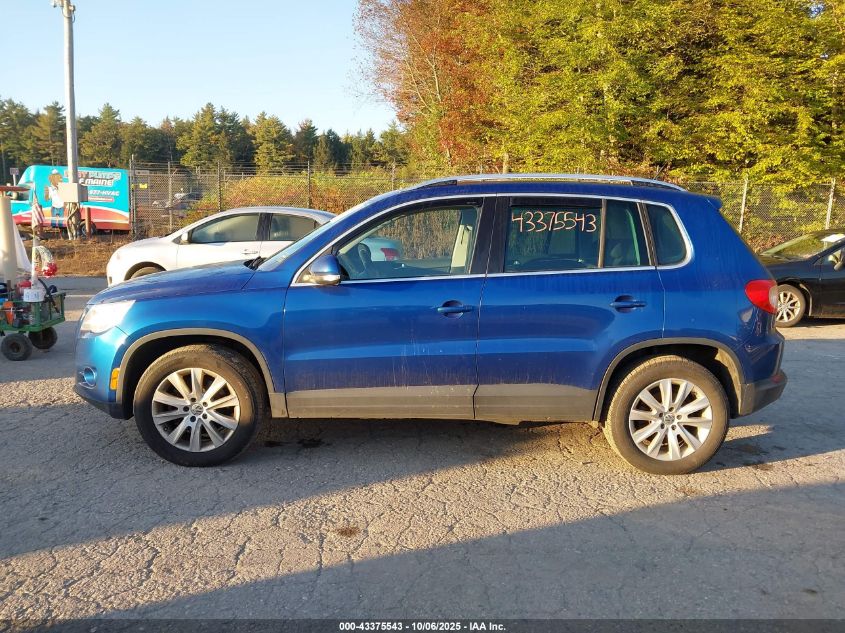 2009 Volkswagen Tiguan Se/Sel VIN: WVGBV75N39W001690 Lot: 43375543