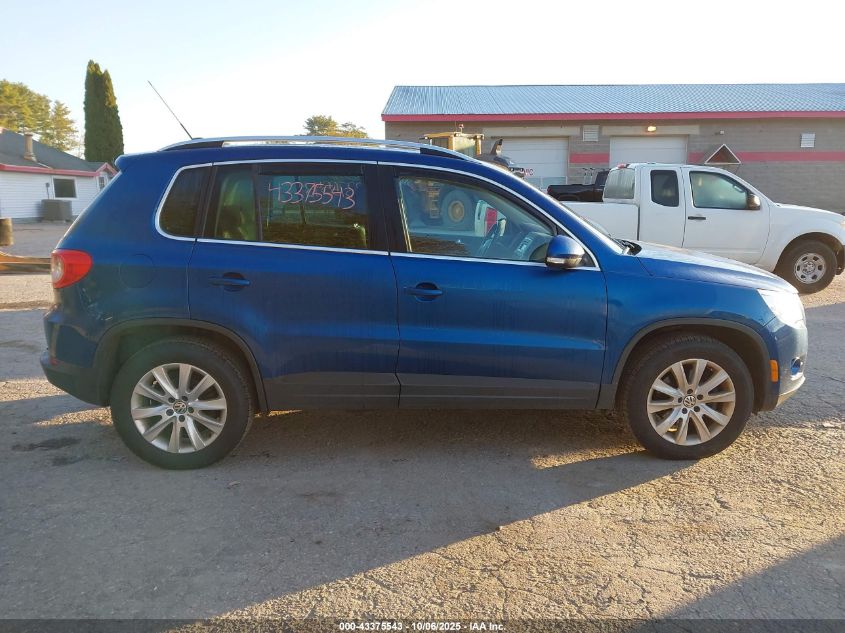 2009 Volkswagen Tiguan Se/Sel VIN: WVGBV75N39W001690 Lot: 43375543