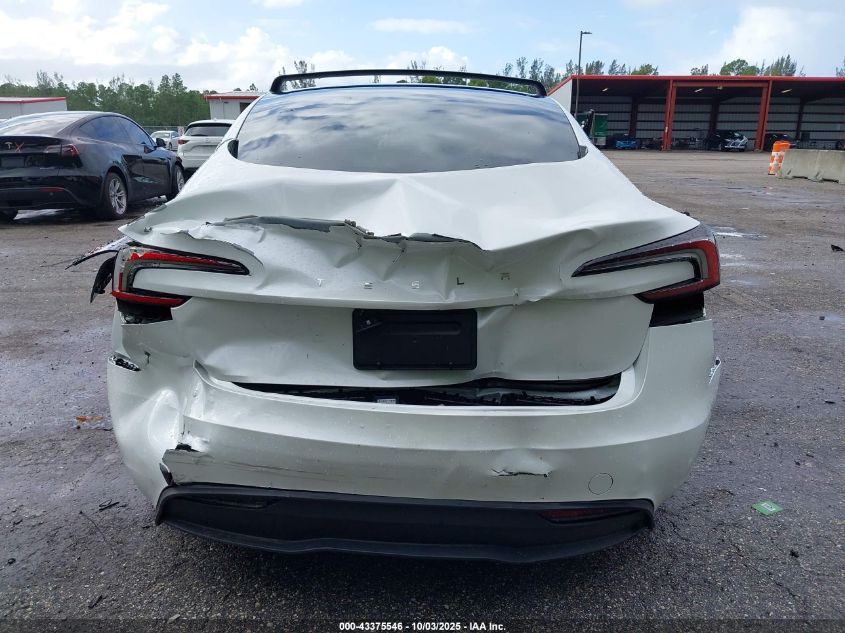 2024 Tesla Model 3 Long Range Dual Motor All-Wheel Drive/Rear-Wheel Drive VIN: 5YJ3E1EA1RF870022 Lot: 43375546