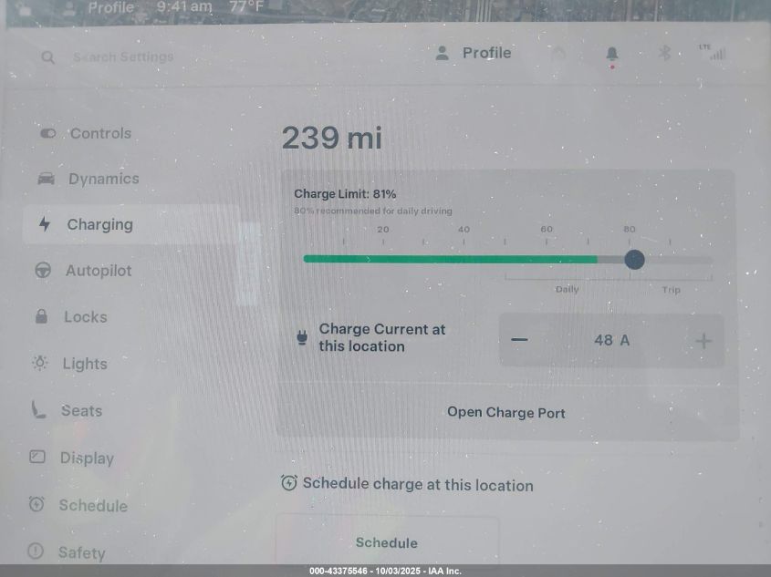 2024 Tesla Model 3 Long Range Dual Motor All-Wheel Drive/Rear-Wheel Drive VIN: 5YJ3E1EA1RF870022 Lot: 43375546