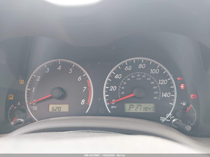 2009 Toyota Corolla Le VIN: 1NXBU40E79Z112618 Lot: 43375547