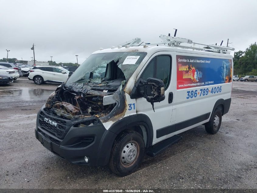 2023 Ram Promaster 1500 Low Roof 136 Wb VIN: 3C6LRVAG6PE571254 Lot: 43375549