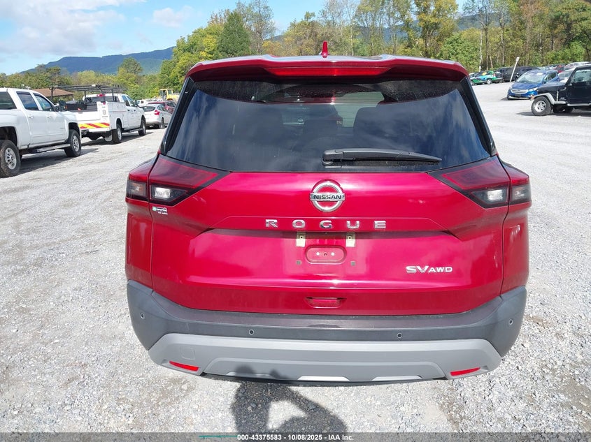 2021 Nissan Rogue Sv Intelligent Awd VIN: 5N1AT3BB2MC772222 Lot: 43375583