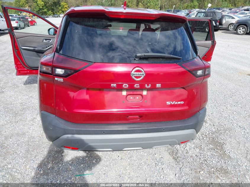 2021 Nissan Rogue Sv Intelligent Awd VIN: 5N1AT3BB2MC772222 Lot: 43375583
